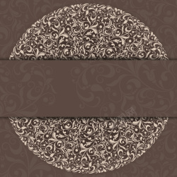 灰色菜单素材复古花纹封面矢量背景高清图片