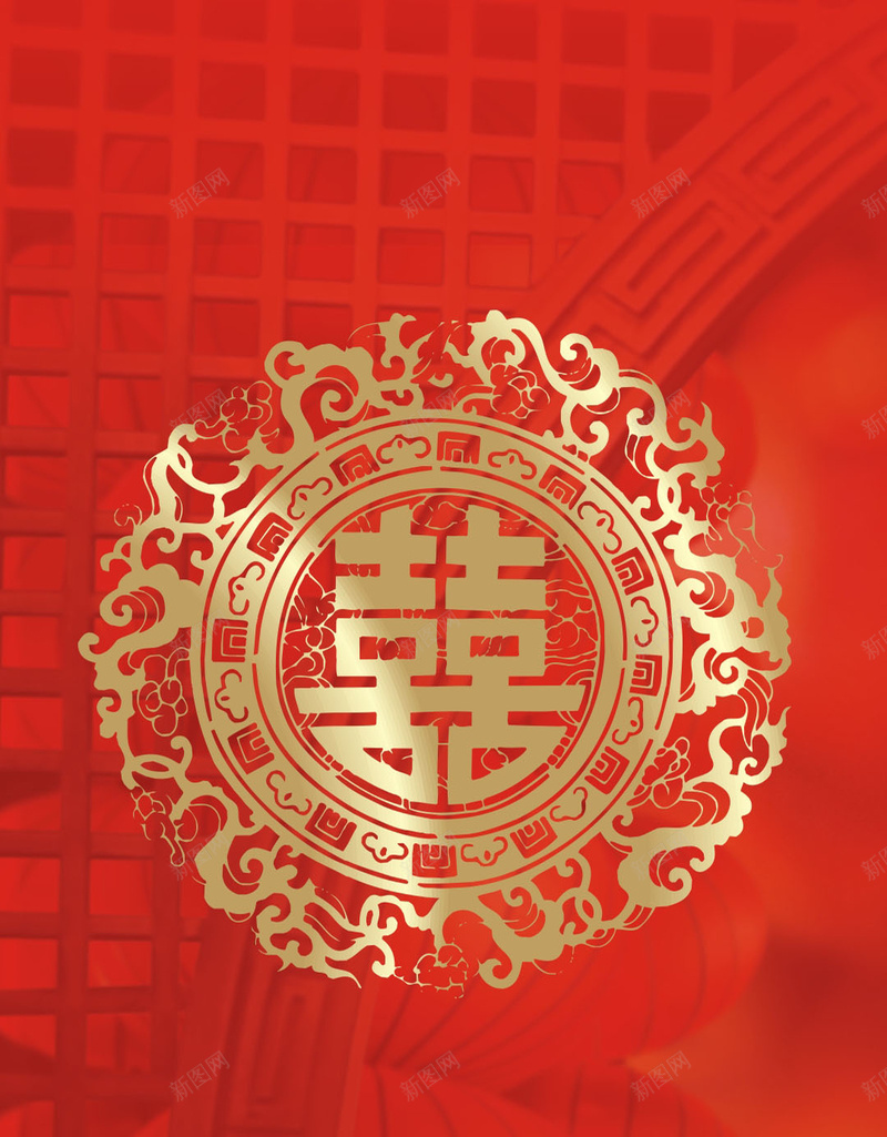 商务婚礼请柬矢量H5背景cdr设计背景_88icon https://88icon.com H5 商务 囍字 婚宴 婚礼请柬 电子请柬 矢量 红底 请帖 邀请函