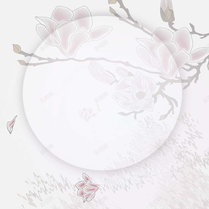 白色半透明质感背景psd设计背景_88icon https://88icon.com 半透明 梦幻 清新花卉 白色 白色背景 纯洁 花卉组合 质感