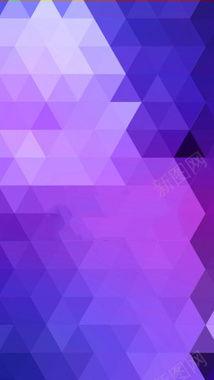 紫色蓝色渐变的晶格化H5背景背景