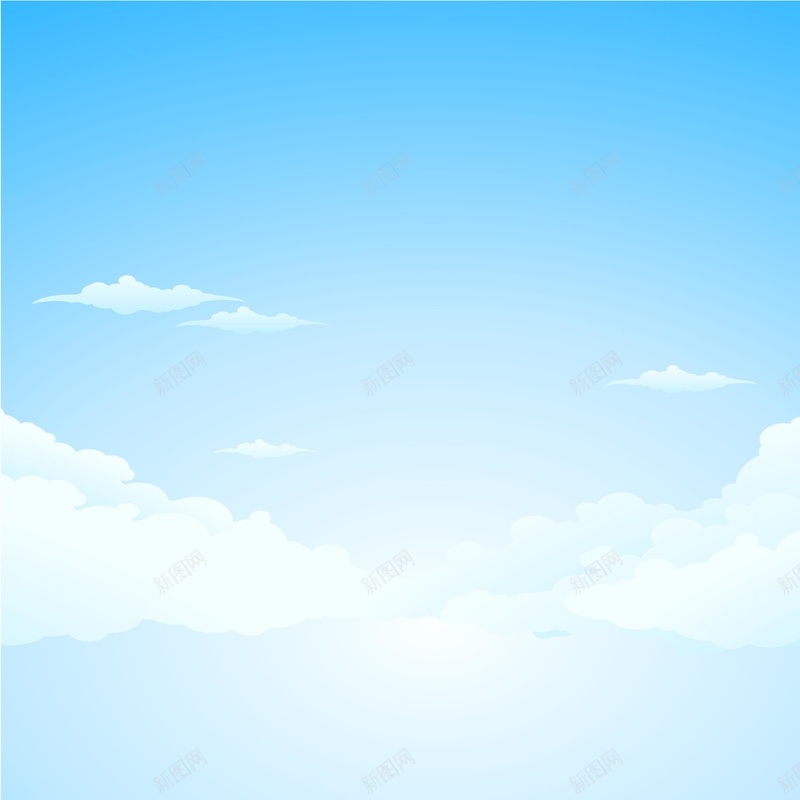 卡通蓝天白云清新背景矢量图ai设计背景_88icon https://88icon.com 卡通 海报 清新 白云 矢量 素材 背景 蓝天 矢量图