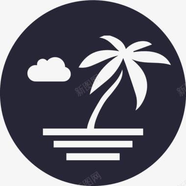 周边游玩周边游椰树图标图标