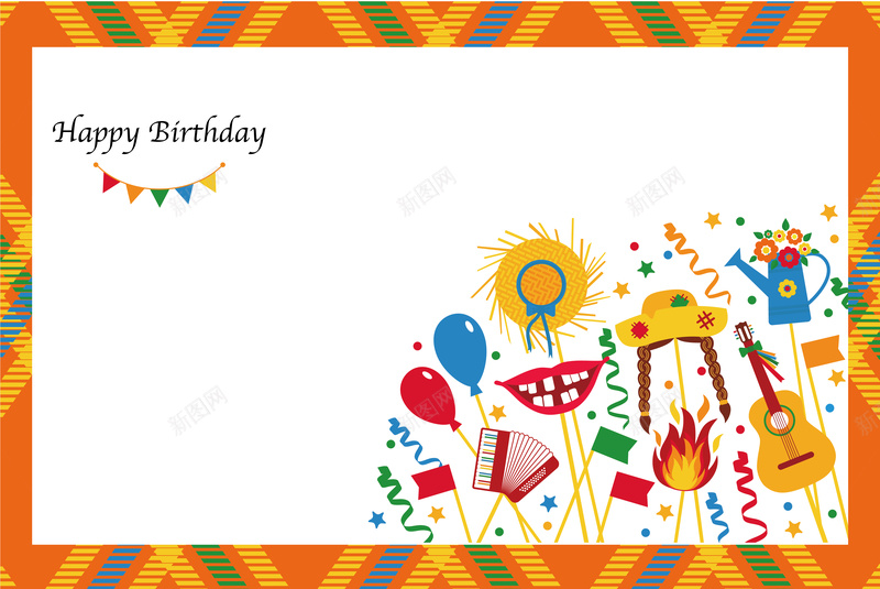 卡通剪纸元素生日庆祝海报背景矢量图ai设计背景_88icon https://88icon.com 元素 剪纸 卡通 庆祝 开心 手绘 海报 生日 生日快乐 矢量 童趣 素材 背景 矢量图