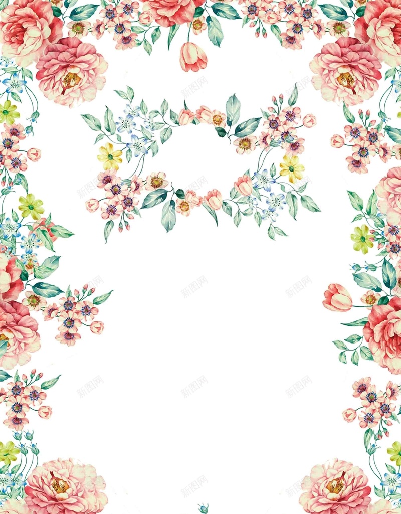 清新唯美森系花朵婚礼海报背景模板psd设计背景_88icon https://88icon.com 创意 唯美 婚礼 底纹 森系 浪漫 海报 清新 简约 花卉 花朵 请柬