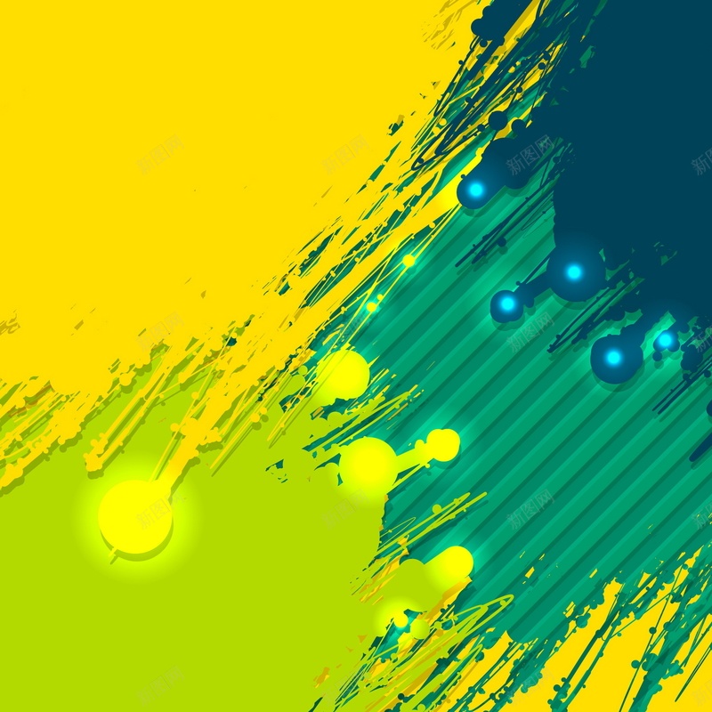 水墨笔刷矢量图ai设计背景_88icon https://88icon.com 喷溅 墨水 水墨 水彩 油墨 油漆 笔刷 纹理 质感 黄色 矢量图