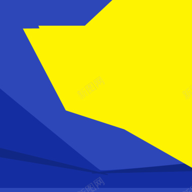 黄蓝棱形主图背景