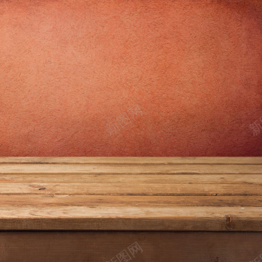 红色底纹木板背景背景