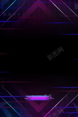 抖音风故障风促销海报背景