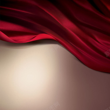 复古红丝绸主图背景背景