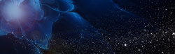 蔚蓝星空蔚蓝星空扁平海报背景高清图片