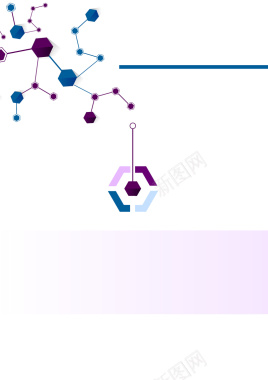 商务画册分子结构几何体封面背景背景
