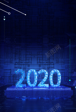 2020底纹框架背景图背景
