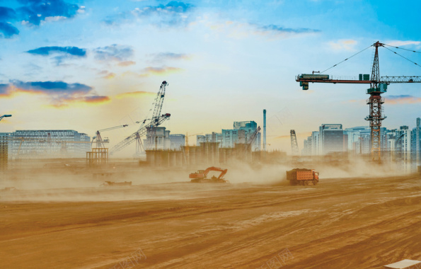 工地工程建筑泥沙背景背景