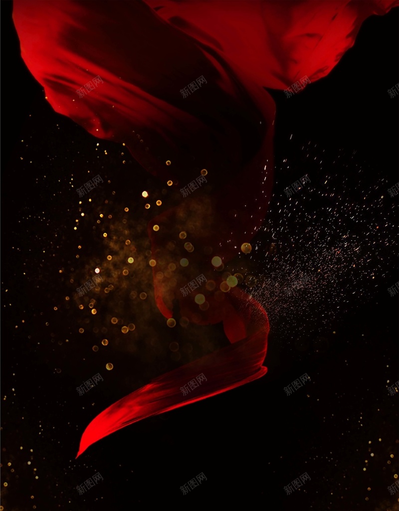 黑金色大气冲刺高考海报psd设计背景_88icon https://88icon.com 丝带 冲刺高考 决战高考 备战高考 迎战高考 高考冲刺 高考必胜 高考海报 黑色背景