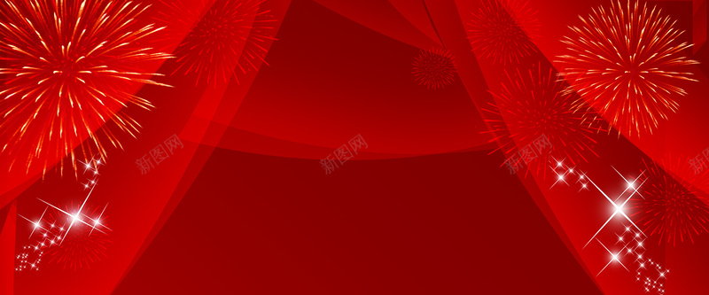 淘宝节日庆典大气渐变红色海报背景psd设计背景_88icon https://88icon.com 618 喜庆 大气 幕布 庆典 庆祝 星星 渐变 烟花 狂欢 简约 红色 节日