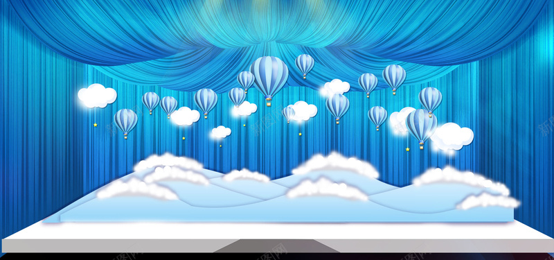唯美婚礼背景psd设计背景_88icon https://88icon.com 吊顶 唯美背景 婚礼 婚礼效果图 婚礼背景 效果图 梦幻 浪漫 浪漫背景 海报banner 热气球 白云 纱幔 舞台背景 蓝色背景