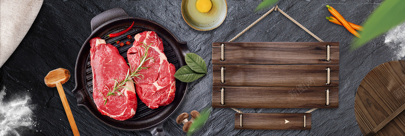 冷酷黑风格牛排海报banner背景psd设计背景_88icon https://88icon.com anner banner 休闲娱乐 促销海报 午后时光 咖啡 打折海报 海报 甜 美食海报 茶餐厅 西餐厅 面包