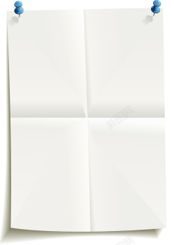 空白纸条图钉笔记本空白纸张信纸矢量背景高清图片