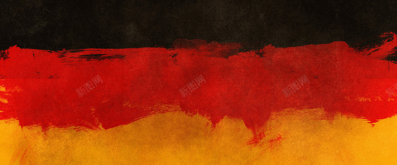 德国背景jpg设计背景_88icon https://88icon.com 卡通 国旗 德国 手绘 海报banner 童趣 红色 色彩 黄色
