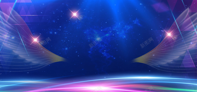 年会盛典梦幻高端紫色翅膀唯美bannerpsd设计背景_88icon https://88icon.com 几何 年会 扁平 梦幻 渐变 盛典 紫色 紫色梦幻 翅膀 高端