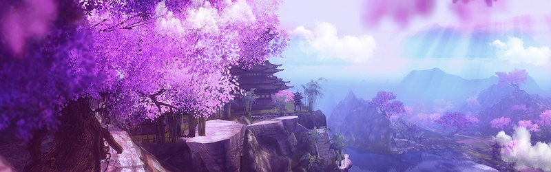 紫色梦幻仙境卡通3Dbannerpsd设计背景_88icon https://88icon.com 3D banner 仙境 卡通 唯美 梦幻 浪漫 白云 紫色 花朵