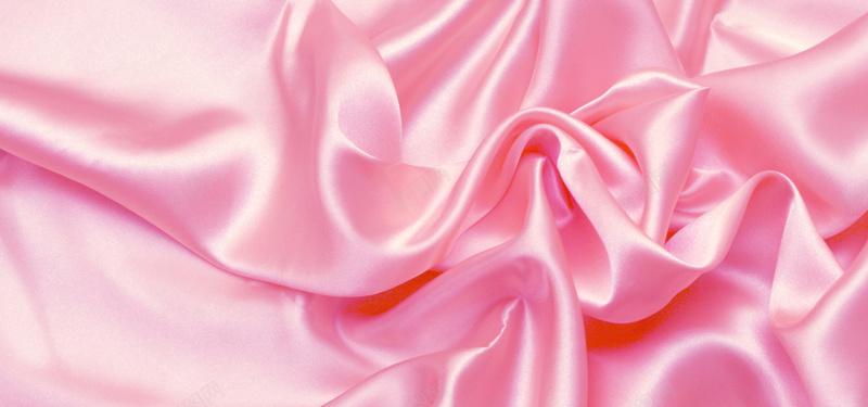 粉红色珠宝砖石丝绸布料背景