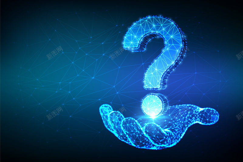 手托疑问背景图矢量图ai设计背景_88icon https://88icon.com 人工智能 光效 商务 手 科技 背景图 问号 矢量图