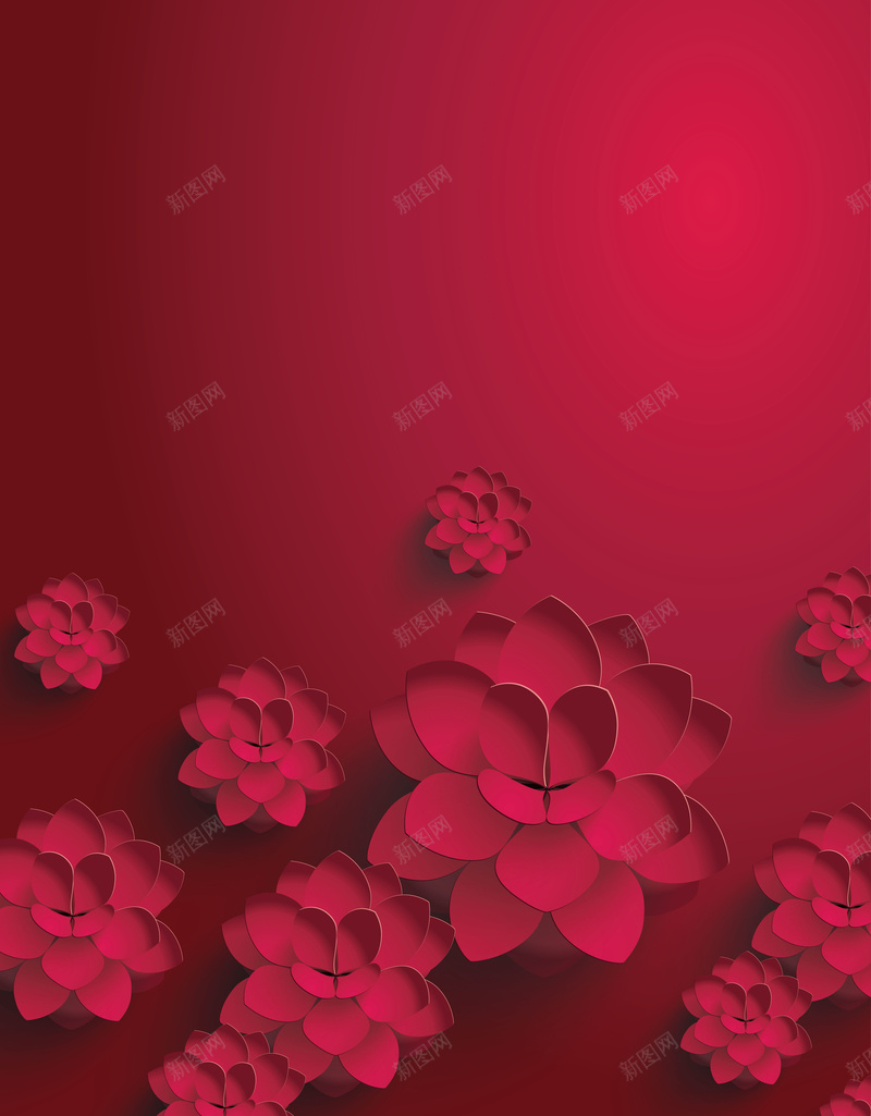 矢量中秋春节荷花莲花节日喜庆背景ai设计背景_88icon https://88icon.com 中秋 喜庆 春节 矢量红色 立体 纹理 背景 节日 荷花 莲花 质感 过年 矢量图