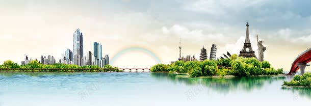 旅游雨后彩虹城市背景bannerjpg设计背景_88icon https://88icon.com banner 城市 彩虹 旅游 背景 雨后