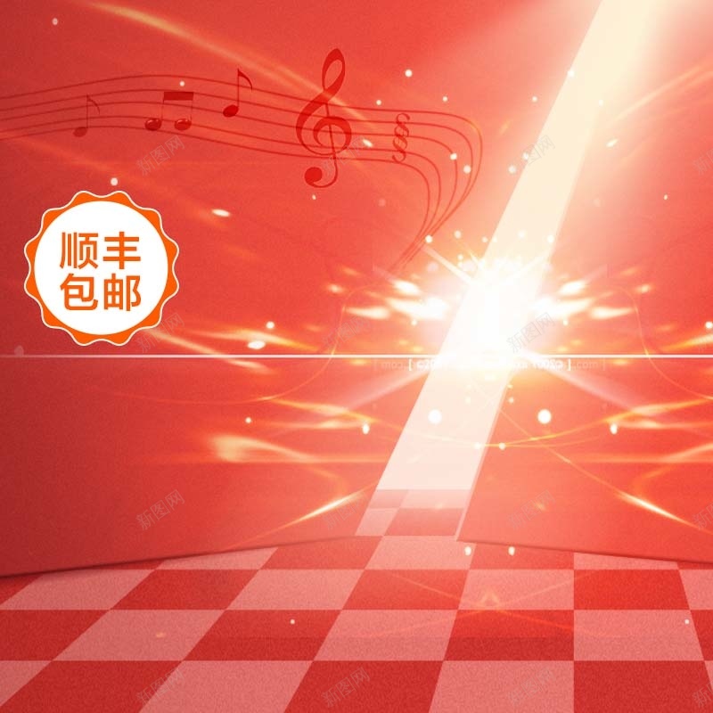 乐器狂欢促销主图psd设计背景_88icon https://88icon.com 主图背景 乐器促销 数码家电 格子背景 活动促销 淘宝主图 狂欢 红色背景 节日促销 顺丰包邮