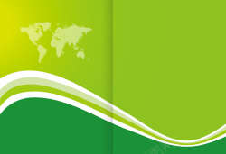 绿色企业画册封面背景海报