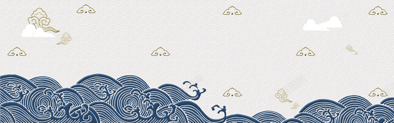 淘宝中国风质感纹理冷色海报banner背景
