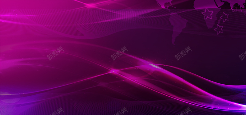 紫色光芒特效背景背景