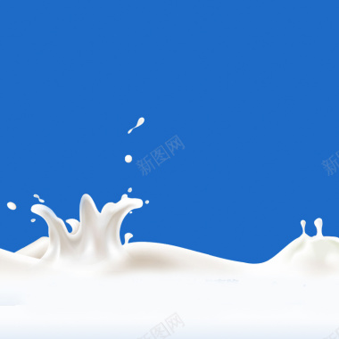 蓝色牛奶乳制品背景背景