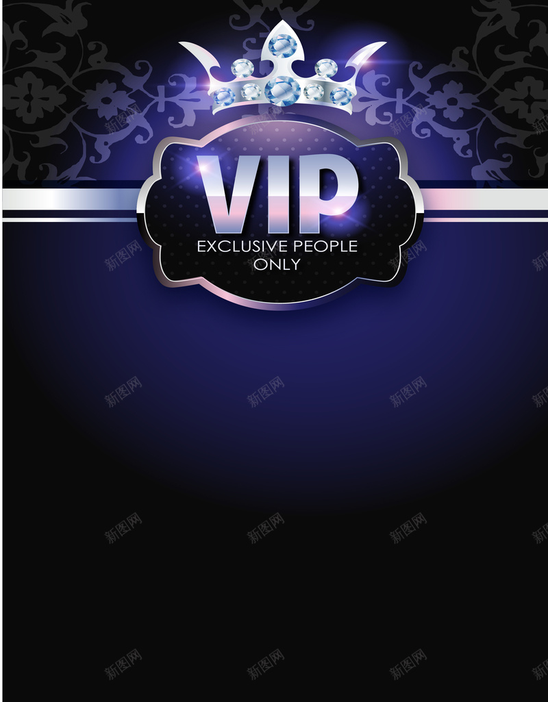 梦幻水晶皇冠VIP紫色背景矢量图ai设计背景_88icon https://88icon.com VIP 梦幻 水晶 浪漫 海报 皇冠 紫色 背景 矢量图