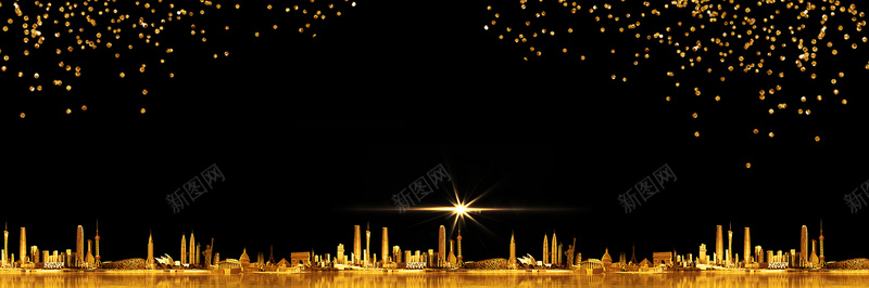 黑金金色大气年会科技商务bannerjpg设计背景_88icon https://88icon.com 光影 商务banner 圣 城市地产 大气 年会 建筑 科技 金色 金色大气 黑金
