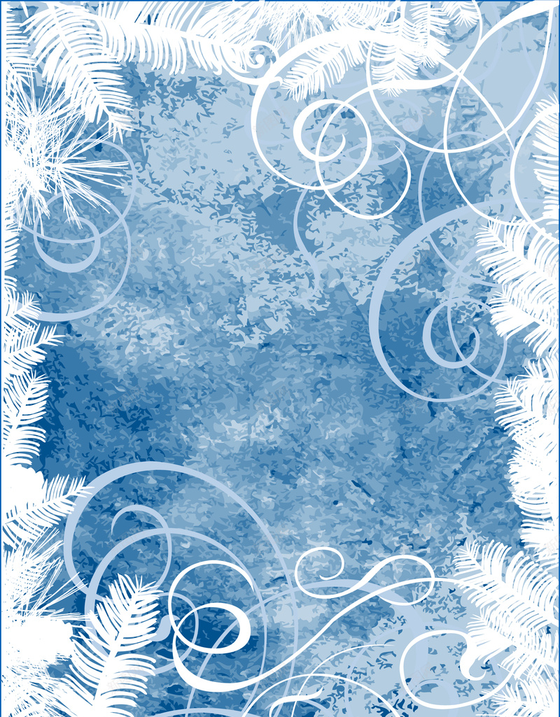 蓝色玻璃花背景矢量图eps设计背景_88icon https://88icon.com 冬季 冰霜 底纹 玻璃花 纹理 背景 花纹 蓝色 蓝色背景 质感 雪花 矢量图