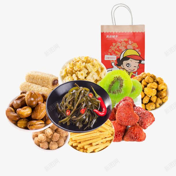 良品铺子各种零食png免抠素材_88icon https://88icon.com 产品实物 休闲食品 小吃