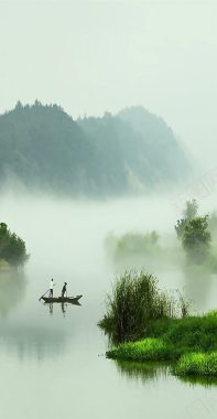 水云间景物静物壁纸背景