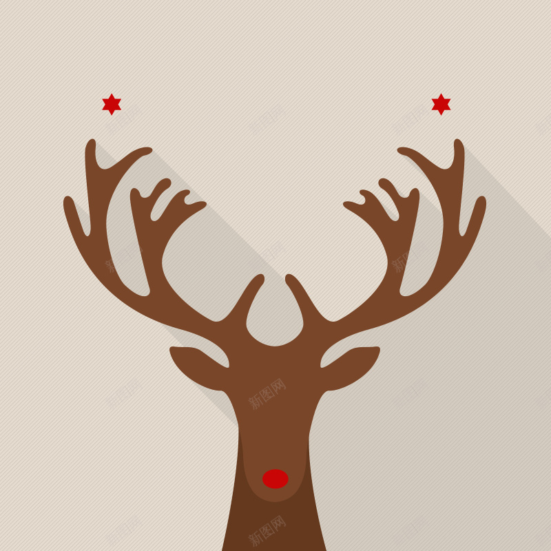圣诞节驯鹿背景矢量图ai设计背景_88icon https://88icon.com AI格式 卡通 圣诞快乐 圣诞节 圣诞节驯鹿背景 手绘 格式 灰色 矢量图 童趣 驯鹿