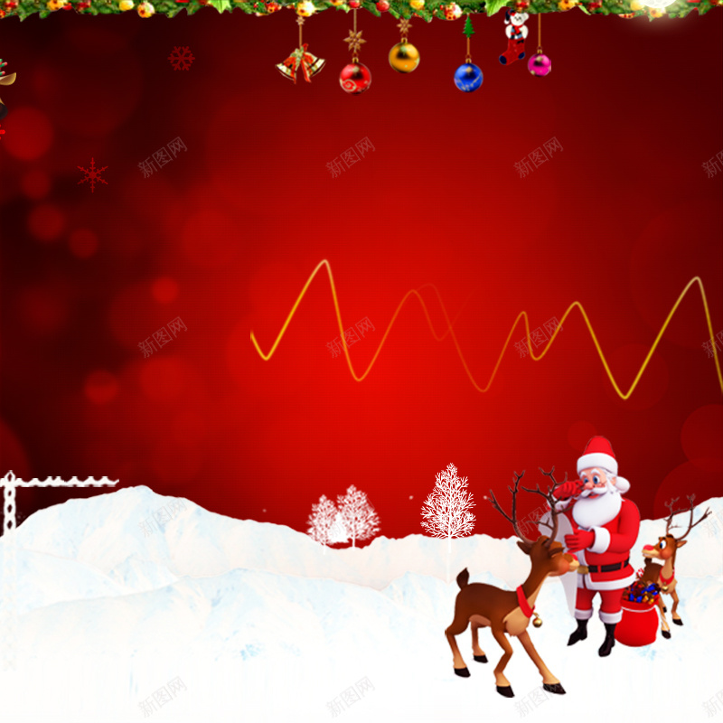 圣诞直通车背景主图psd设计背景_88icon https://88icon.com 主图 卡通 圣诞直通车主图模板 圣诞老人 圣诞节主图 圣诞节促销主图模板 手绘 童趣 红色
