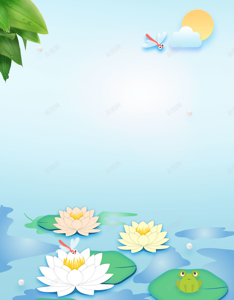 扁平化插画风格荷塘月色海报psd设计背景_88icon https://88icon.com 健康行业 养生 唯美 墨兰 处暑 夏天 夏至 小河 小清新 房产 扁平 扁平化 扁平化插画风格 手绘 插画 插画海报 月亮 月光 月色 海报 淡蓝 淡雅 白月光 简约 荷 荷叶 荷塘 荷塘月色 荷花 莲花 蓝绿色 蓝色