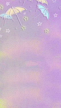 紫色磨砂卡通H5背景背景