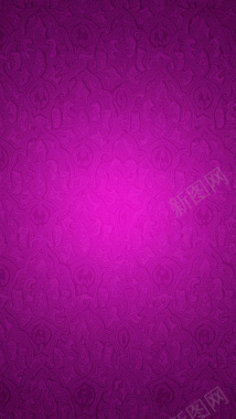 紫色质感花纹H5背景背景
