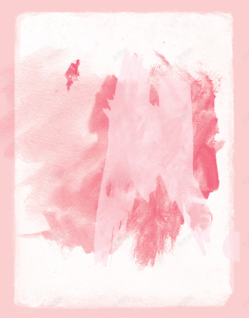 粉红色水彩海报背景图jpg设计背景_88icon https://88icon.com 卡通 情人节 手绘 水彩 童趣 粉红色水粉情人节卡通 粉色