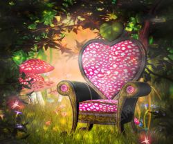 桃心沙发美丽风景图片桃心沙发美丽风景高清图片