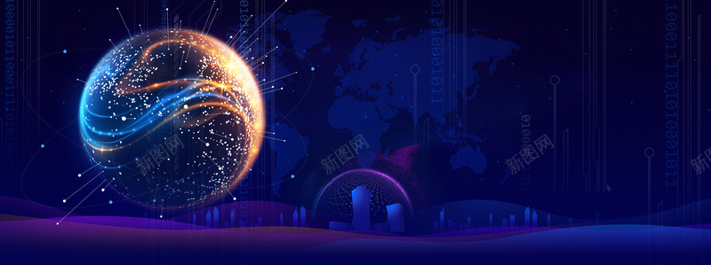 球体光效创意科技背景图psd设计背景_88icon https://88icon.com 光效 商务 城市 球体 科技 背景图 陆地分布图