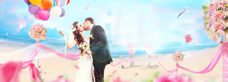 西式婚礼大气海边气球梦幻蓝bannerpsd设计背景_88icon https://88icon.com 婚庆 婚礼 小清新 广告 文艺 梦幻 浪漫 海边婚礼 简约 素材 结婚 背景 花瓣 西式婚礼 设计