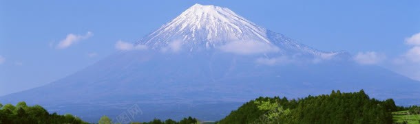富士山banner创意背景