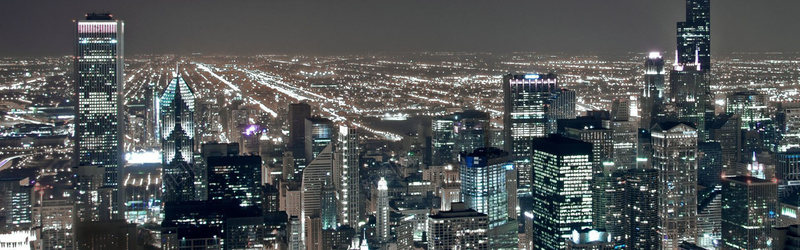 璀璨都市灯光夜景海报背景背景